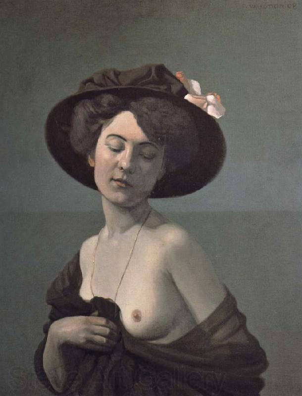Felix Vallotton Woman in a Black Hat France oil painting art